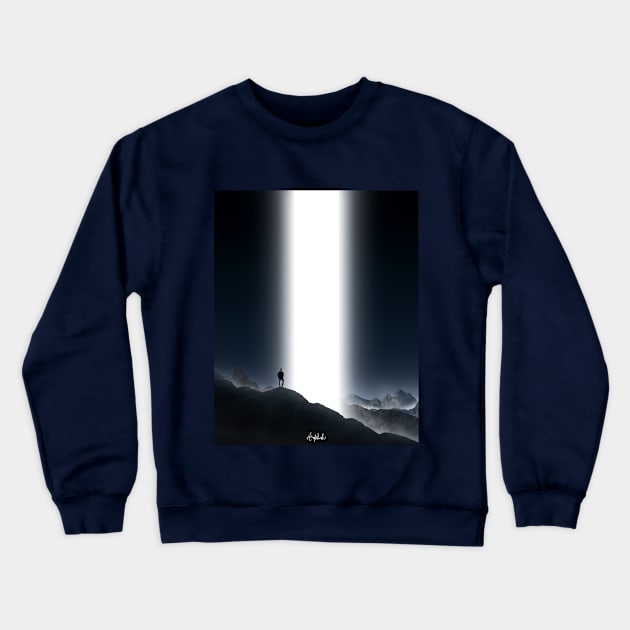 Alone Crewneck Sweatshirt by ArijitWorks